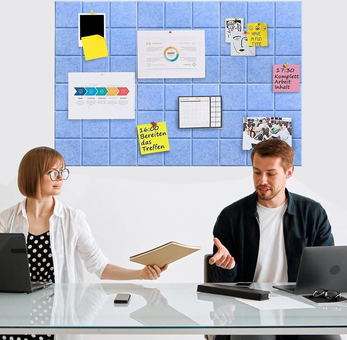 Hexagon Fühlte Bord Fliesen Fühlte Memo Board ,Bulletin Board Selbstklebende Aus