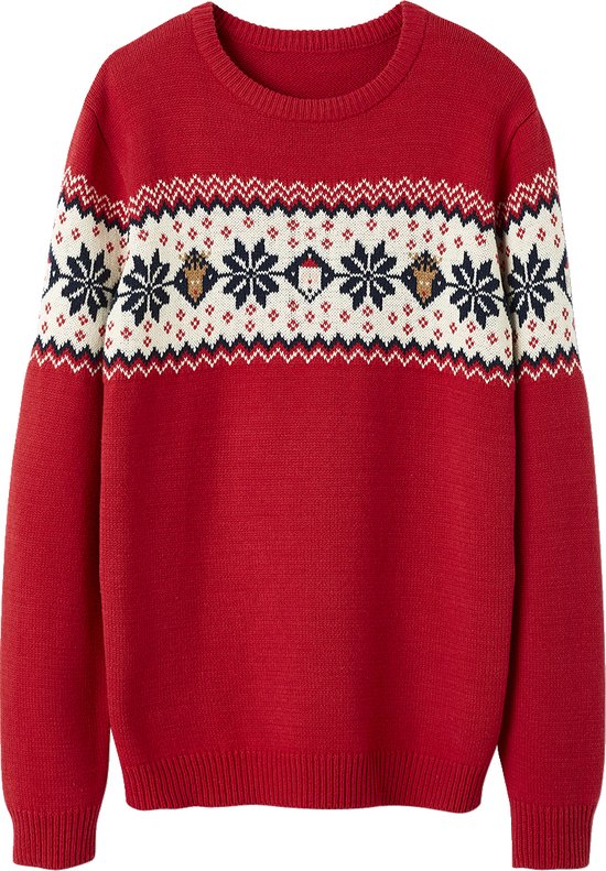 Vertbaudet Pull Noël jacquard adulte collection capsule famille