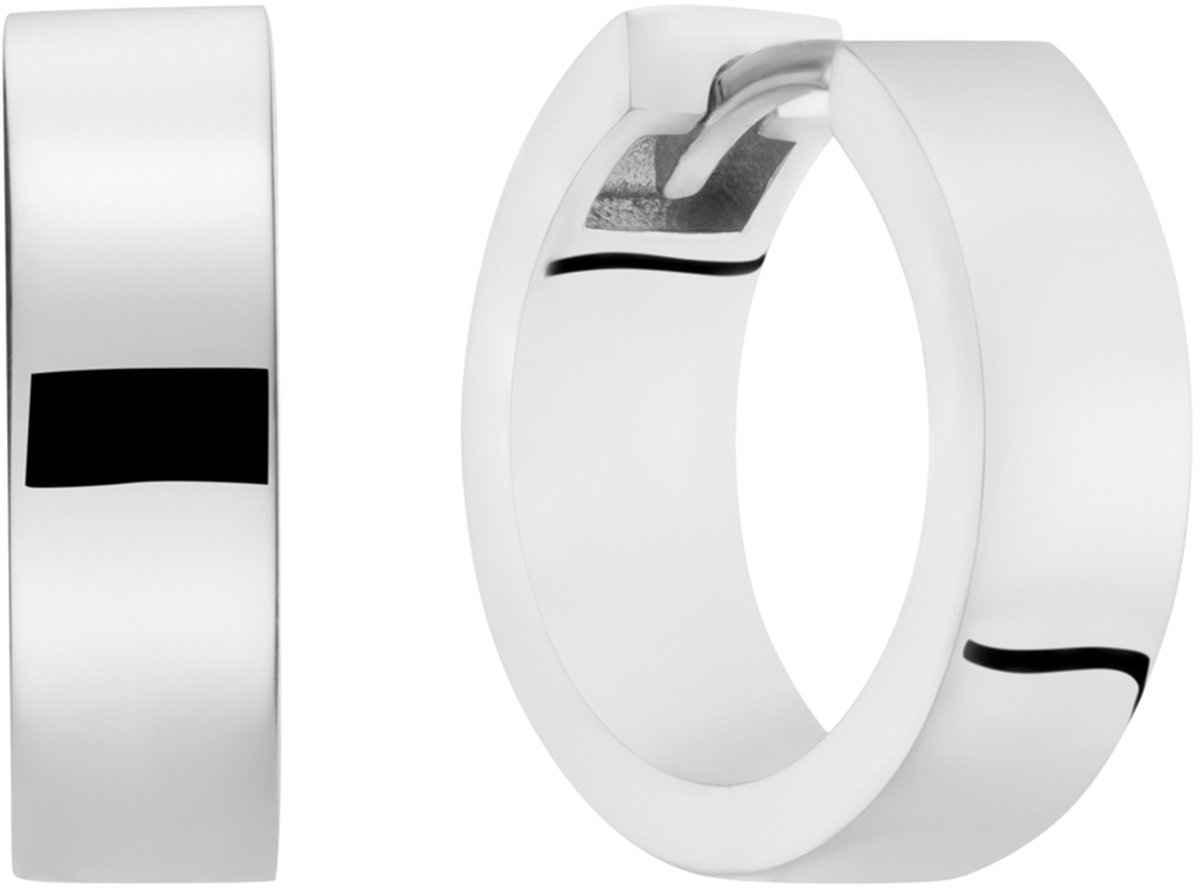 Glow 107.2670.12 Dames Oorbellen - Oorringen - Sieraad - Zilver - 925 Zilver - 12 mm lang