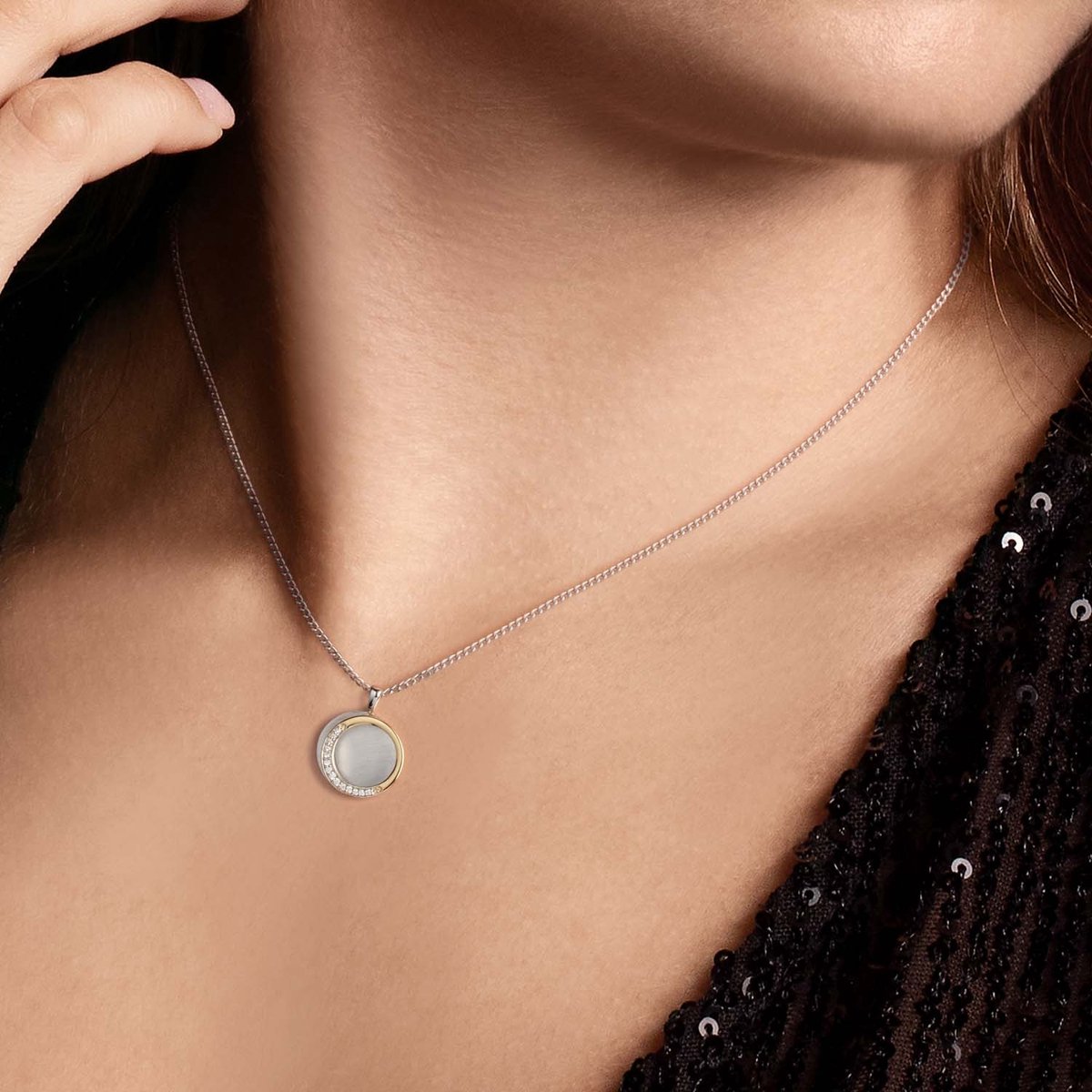 Glow 120.0804.00 Dames Hanger - Fantasie - Sieraad - Zilver - 925 Zilver - 16 mm breed - 16 mm lang