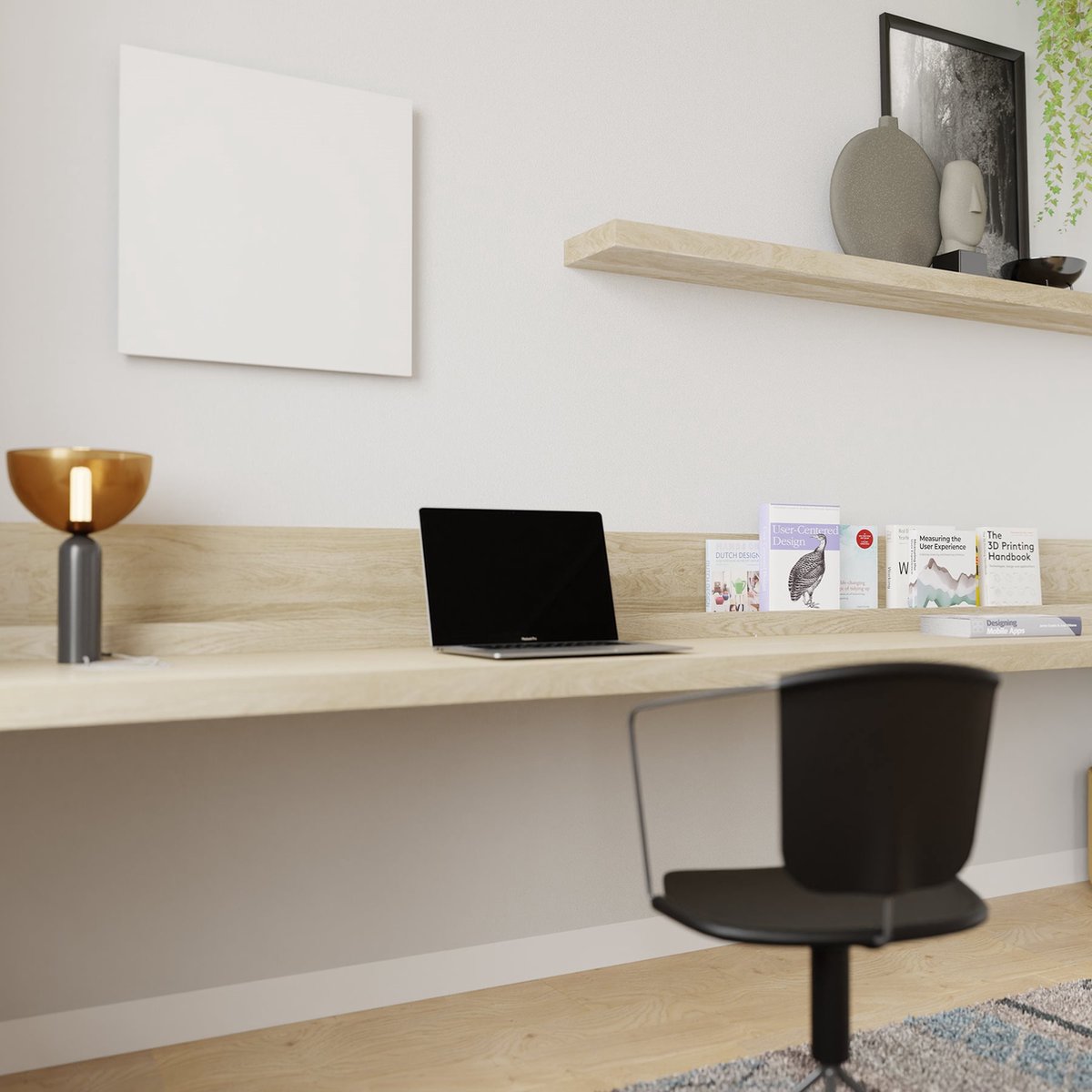 Hombli Elektrische Kachel – Smart Infrarood Verwarmingspaneel – Elektrische Radiator – Heater – 10m2 – 350W – Metaal – foto 5
