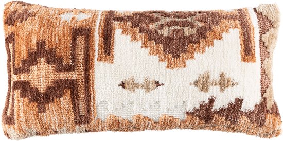 Coussin Dutchbone Maron 30x60 - Rouge