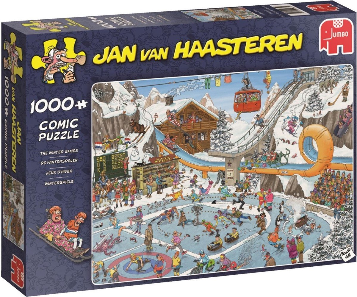 Jan van Haasteren - De Winterspelen - 1000 stukjes puzzel - Legpuzzel