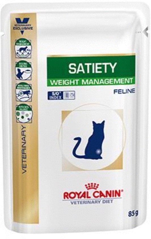 Royal Canin Veterinary Diet Satiety Weight Management Wet - Kattenvoer - 12x85 g