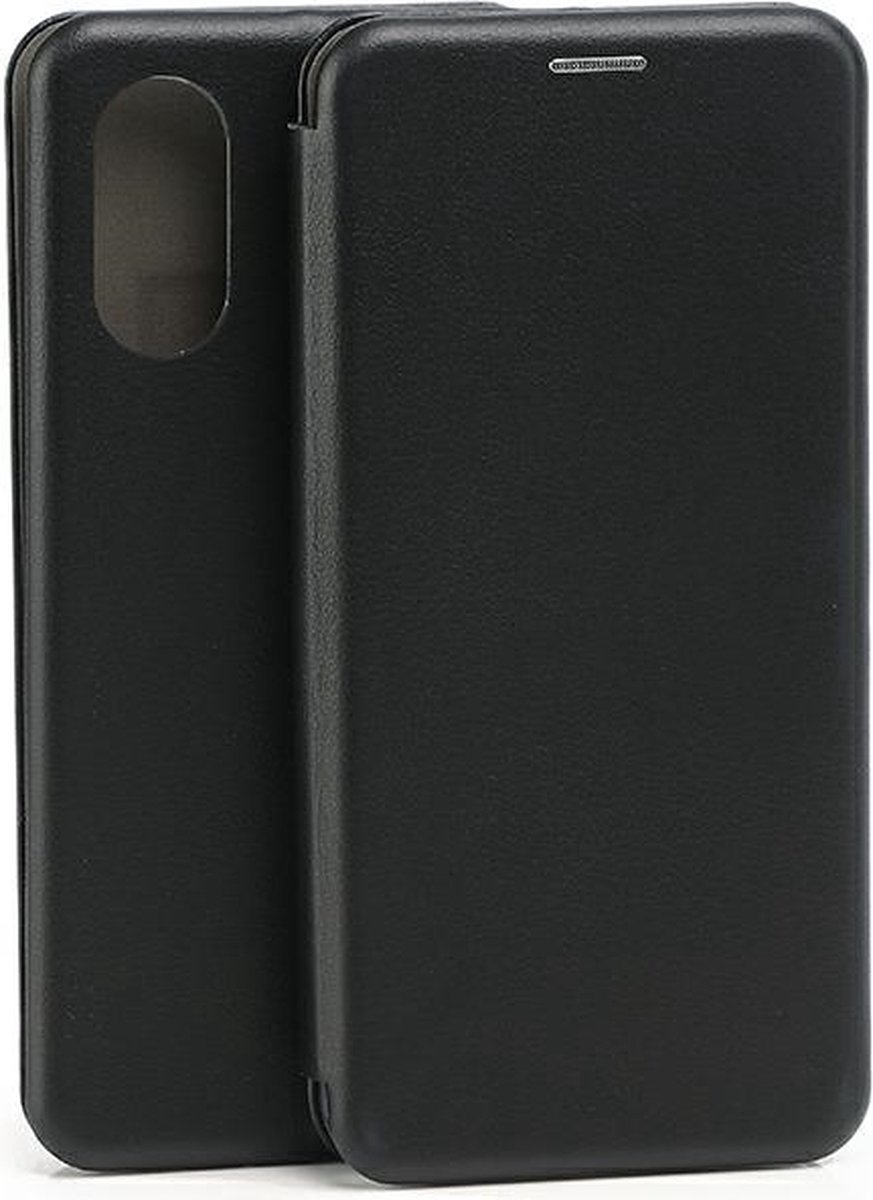 Beline Book Magnetisch Oppo A17 hoesje zwart/zwart