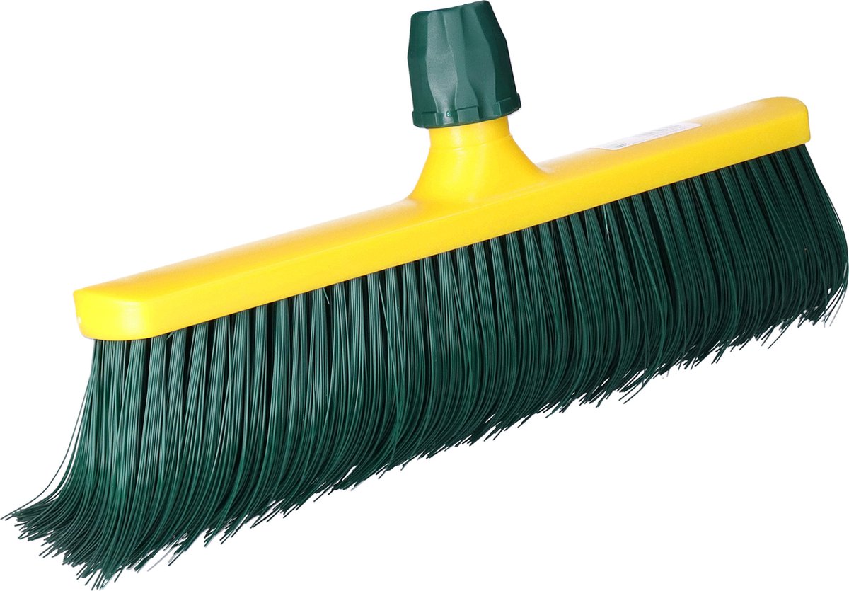Goedkoopste Kunstgras bezem - bezemkop - klauw bezem - groen - 40 cm - kunststof - voegenbezem