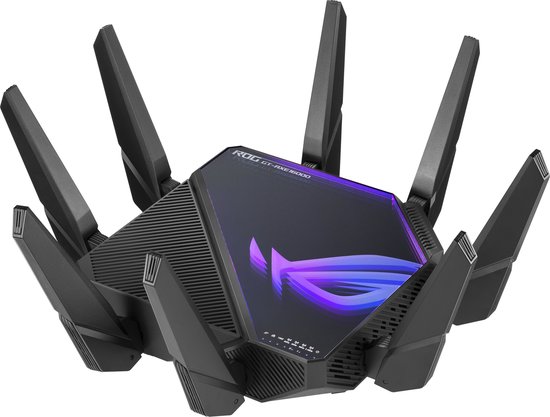 ASUS ROG Rapture GT-AXE16000 – Gaming extendable router – 4G / 5G Router vervanger – WiFi 6E