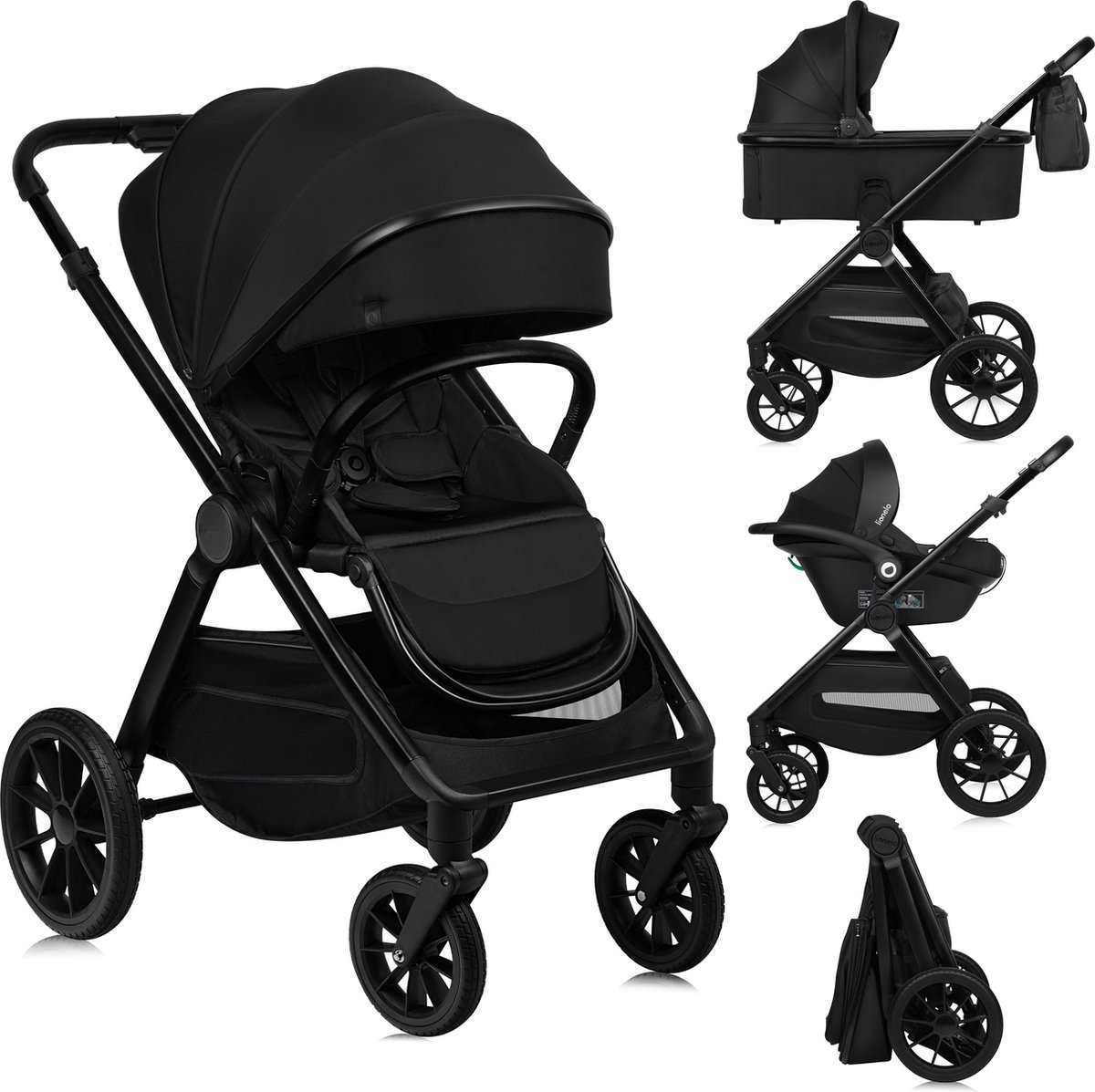 Lionelo Layla Kinderwagen 3in1 met i-Size Autostoel - BrandLine Group Sp. z o.o. - €529,99