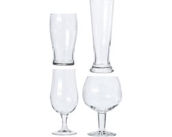 12x Verschillende bierglazen set - Glazen voor bier - Speciaal bier - Proefglazen set