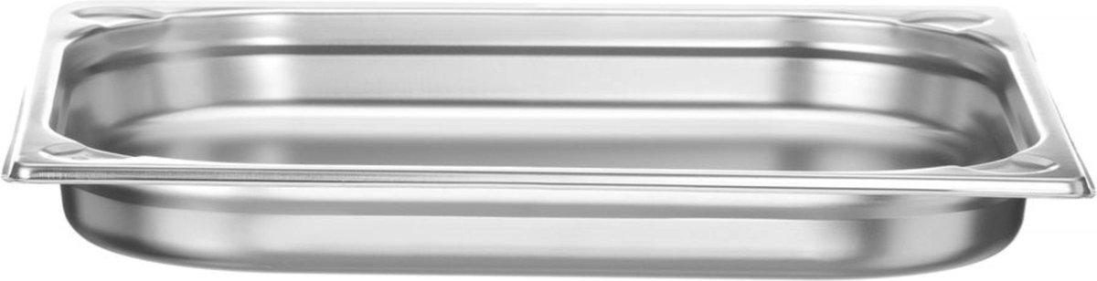 HENDI Gastronorm container 2/3 – 3L – versterkte hoeken – roestvrij staal – 40 mm hoog