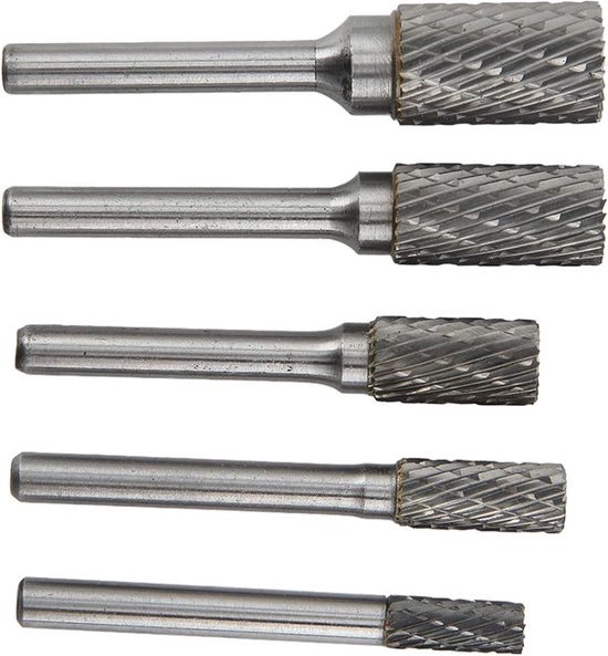 Foto: Roterende vijlen set 6 mm shank snijfrees voor slijpen van carbide burrs