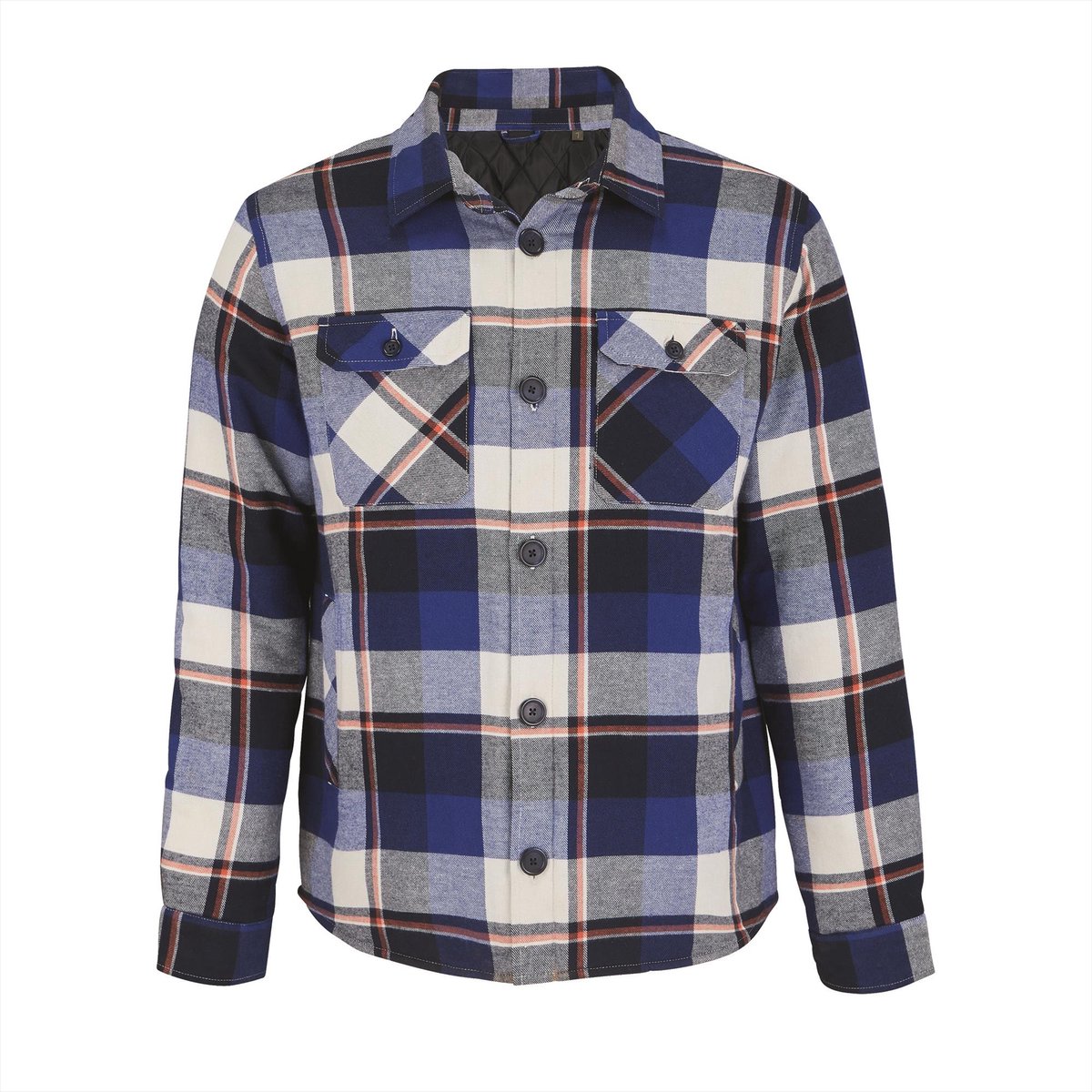 SOL’S Unisex Checkered Overshirt Noah L03989 Royal 241 0 Blauw