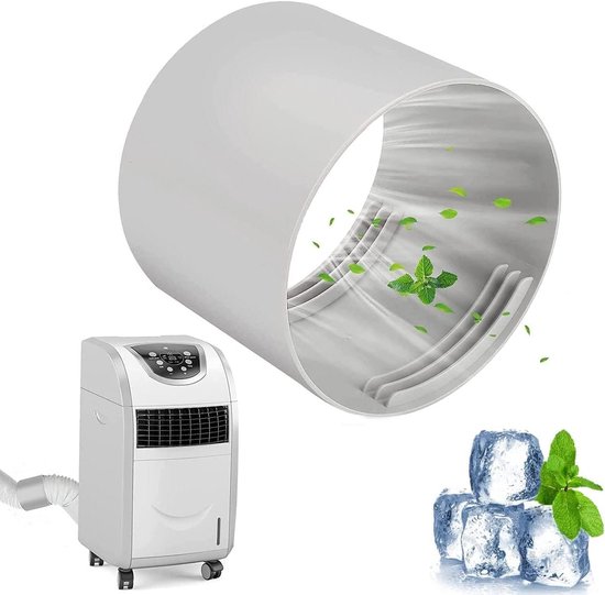 VIOKS Afzuigslang Adapter 150mm - 125mm Reductiestuk voor Afzuigleiding Afzuigkap, Afzuigslang Verbinder voor PVC Ventilatieslang 150mm