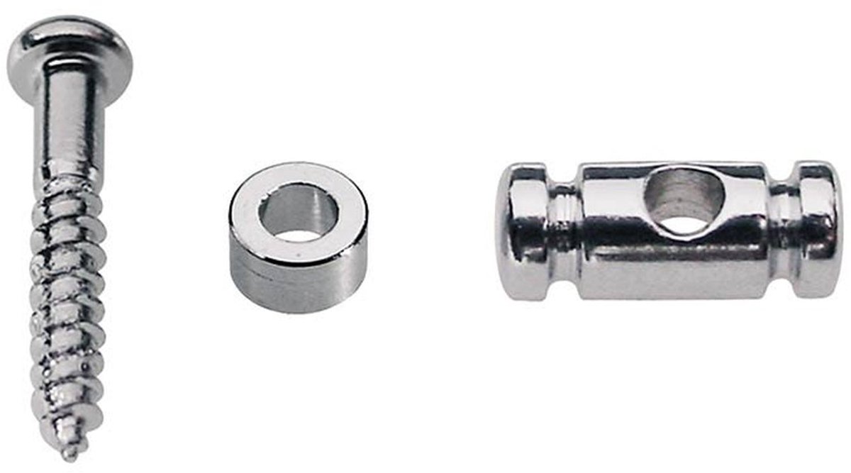 Boston SH-8-N Cilindervormige Snaaretainer met Spacer en Schroef - Nikkel