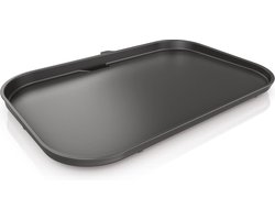 XL Plat Plaat Antiaanbaklaag Met Plat Bovenkant - Compatibel Met Woodfire XL BBQ Grill OG850 OG901 - Zwart