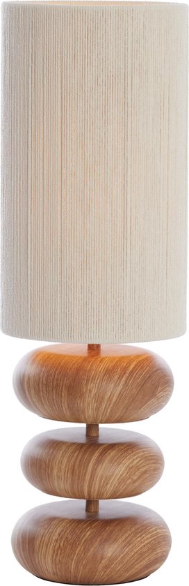 Light & Living Tafellamp Danialo - Naturel - Ø22cm - Modern