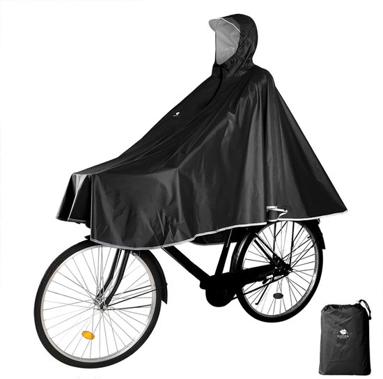 Waterdichte Fietsponcho voor Volwassenen - Fiets Regenjas Capes Lichtgewicht Herbruikbaar - Jongens Mannen Vrouwen