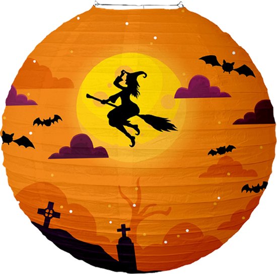 Lampionstokje - Halloween - Lampion - Decoratie Buiten - Versiering - Treklampion - Heks - Sint Maarten - Licht