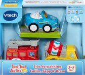 Bol.com VTech Toet Toet Auto's - Trio Pack Collin Cabrio Sepp Cementwagen Bram Brandweer - Speelfiguur - Speelgoed Auto - Intera... aanbieding