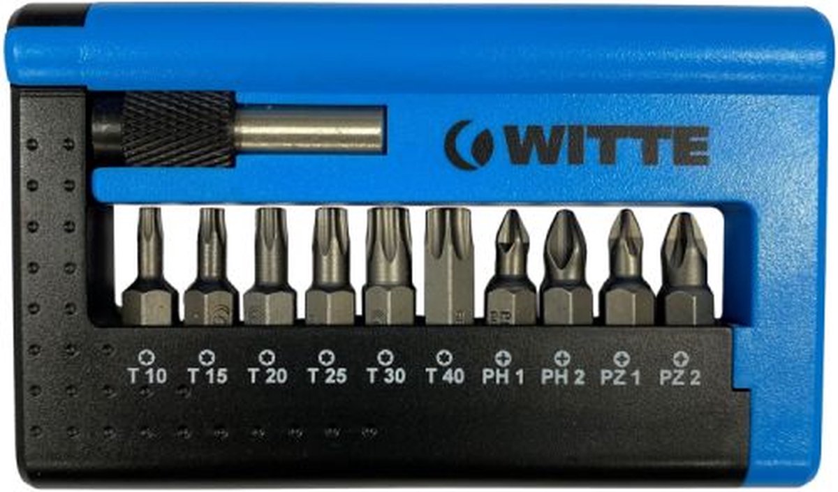 Witte Combit Box met bithouder 11-delig