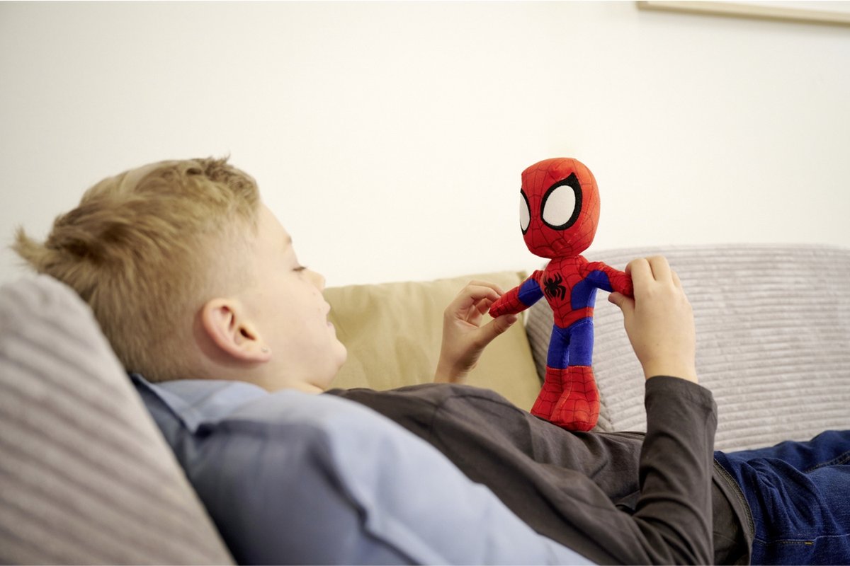 Disney - Spiderman - Spidey met Glow in the Dark Eyes - 25cm - Alle leeftijden - Knuffel — afbeelding 8