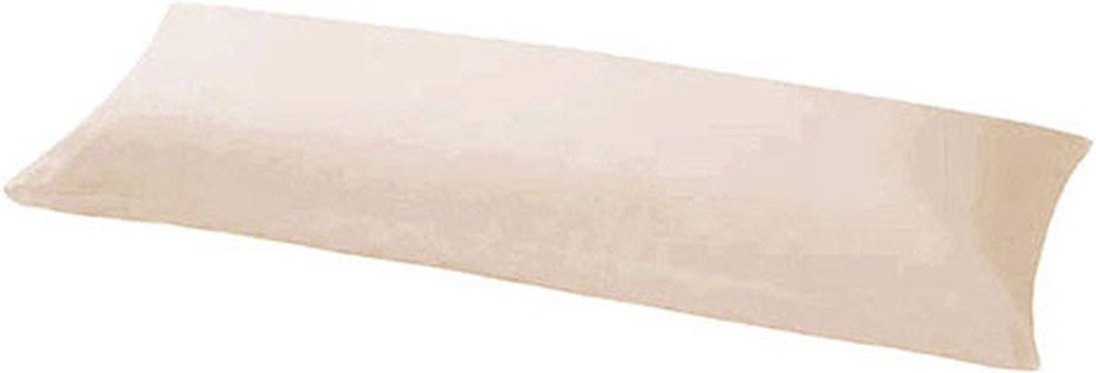 Beau Maison | Body Pillow Sloop Zand - 100% Perkaal Katoen - Lichaamskussensloop Zand - 40x145 cm