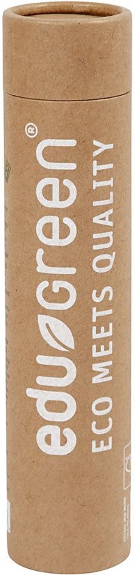 Edu Green Jumbo Crayons de couleur de Couleur Set Tube 12 pcs