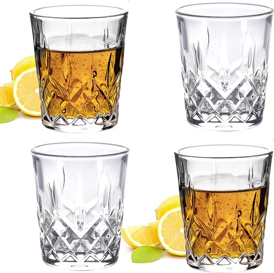 Borrelglazen - Glasmark - Vaatwasserbestendig - Multicolor