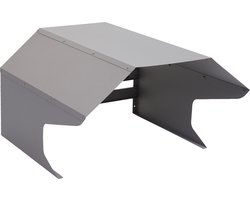 Robotmaaiergarage MCW-L43, overkapping voor grasmaaiers, metaal 40x59x69cm ~ ...
