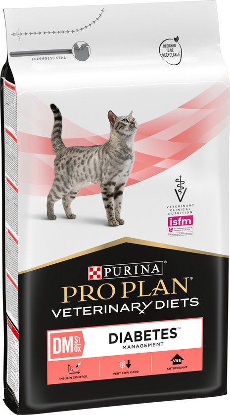Pro Plan Veterinary Diets Feline Dm Diabetes Management - Kattenvoer - 1.5 kg