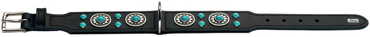 Hunter Halsband Sioux Softleder Zwart Zwart Onderlegd - 41-49X55X3.9 CM