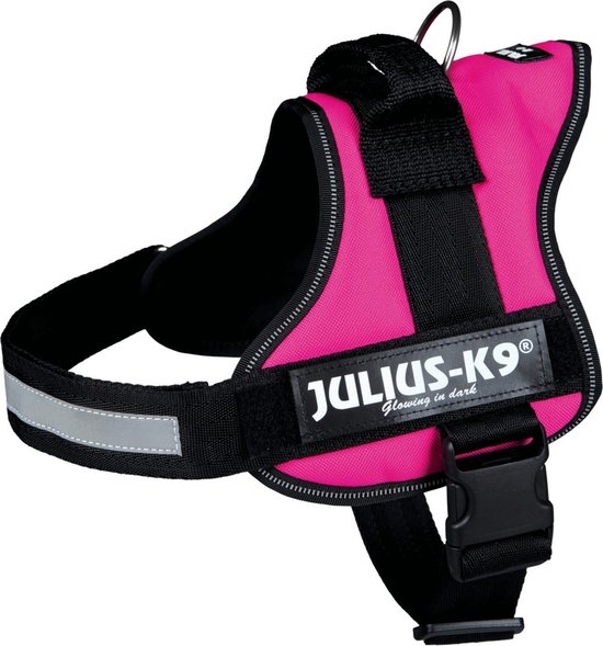 Julius K9 original Powertuig/Harnas - Fuchsia - M - Maat 0/58-76cm
