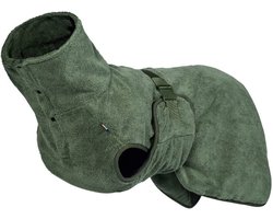 Rukka Pets Medea - Luxe Badjas Olijfgroen - Hondenverzorging - Large