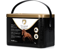 Excellent Horse 100% Fenegriek 1 kg - Voedingssupplement voor Paarden - Ter ondersteuning van de luchtwegen om vrijer te ademen