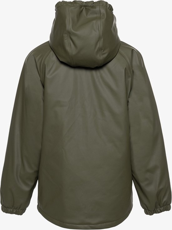 Mountain Peak gevoerde kinder regenjas groen Maat 158 164 Met capuchon Ritssluiting bol