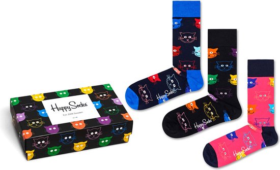 Happy Socks Cat Giftbox - Maat 41-46