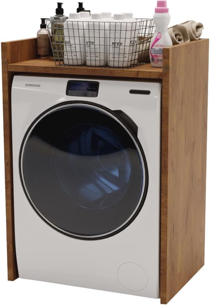 Wasmachinekast en Bovenbouwkast voor Droger – Moderne Badkameroplossing – 66 x 97 x 48 cm in Diverse Kleuren