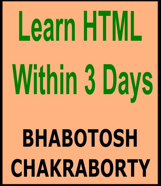 Learn HTML Within 3 Days - cover