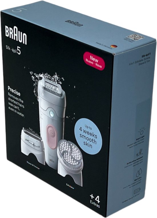 Braun Silk-épil 5 Epilator - MicroGrip-pincettechnologie