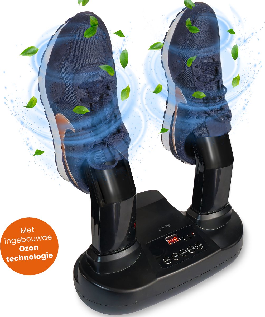 Elektrische schoendroger, draagbare schoendroger met timer 3 modi voor schoenen, skischoenen, handschoenen, sokken in de winter/regen