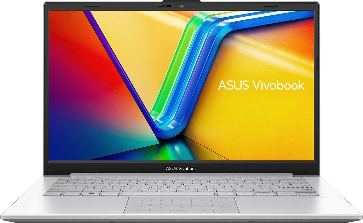 ASUS Vivobook Go 14 E1404FA-NK551W AMD Ryzen™ 5 7520U Laptop 35,6 cm (14") Full HD 8 GB LPDDR5-SDRAM 512 GB SSD Wi-Fi 6E (802.11ax) Windows 11 Home Nederlands Zilver