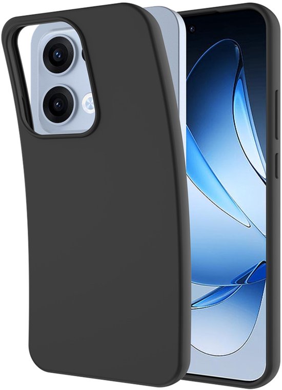 Just in case Soft Design Oppo Reno 13 Back Cover Zwart