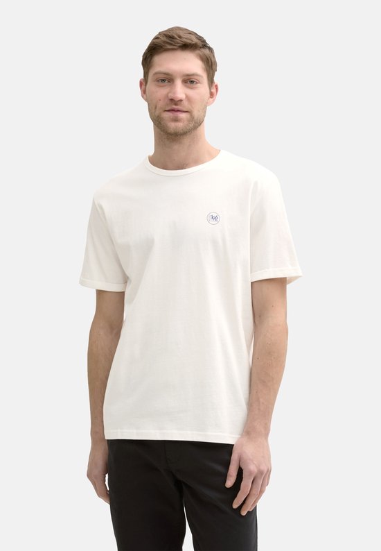 T-shirt Tom Tailor avec logo 1046733xx10 10332 Homme Taille - L