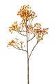 Emerald - Kunstbloem Rozenbottel mini 65cm oranje - Kunstplant voor binnen