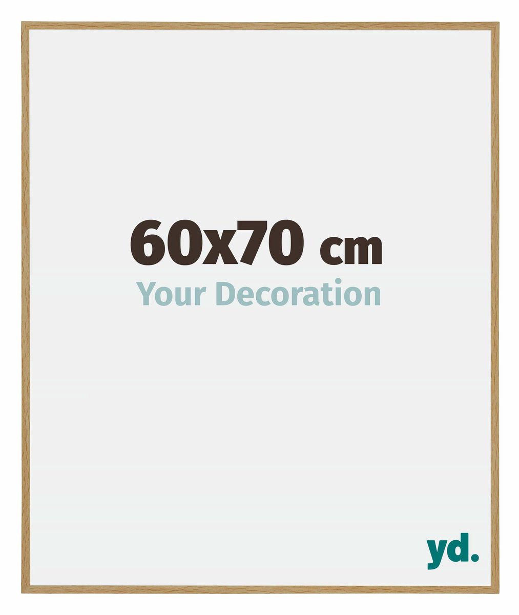yd. Your Decoration - Fotolijst 60x70 cm - Kunststof - Beuken Licht - Evry