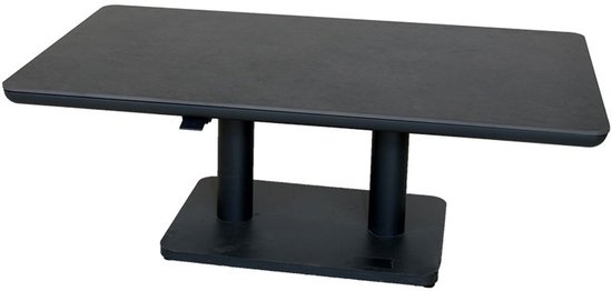 Oosterik home - Table de salon réglable Sedalia gris nuit II