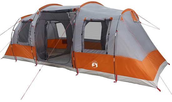 vidaXL - Tunneltent - 6-persoons - waterdicht - grijs van Vidaxl — afbeelding 4