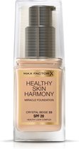 Max Factor Healthy Skin Harmony Miracle 30 ml Flacon pompe Crème 33 Crystal Beige
