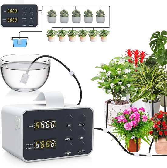 Automatische Druppelirrigatie Kit Zonne-energie Ze... – Grandado