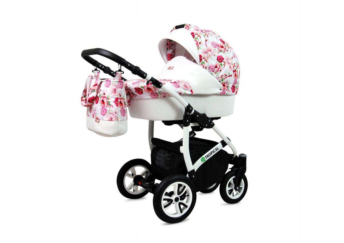 BabyLux® Kinderwagen 3in1 Tropical - Opklapbare Wandelwagen - afbeelding 2
